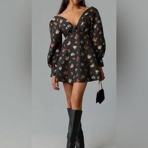 NWT Maeve Sculpted V-Neck A-Line Mini Dress Size 6